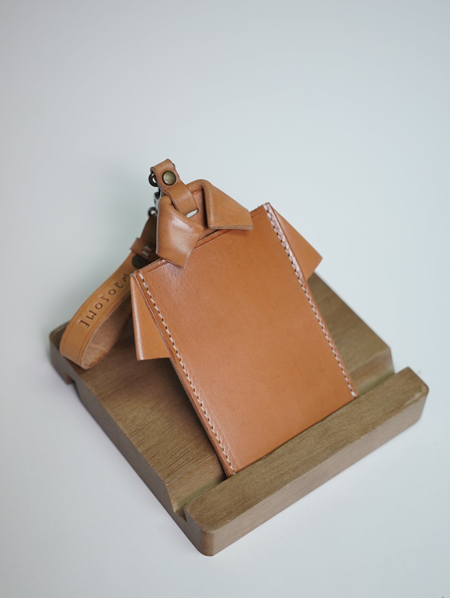 Origami shirt cardholder (Natural)