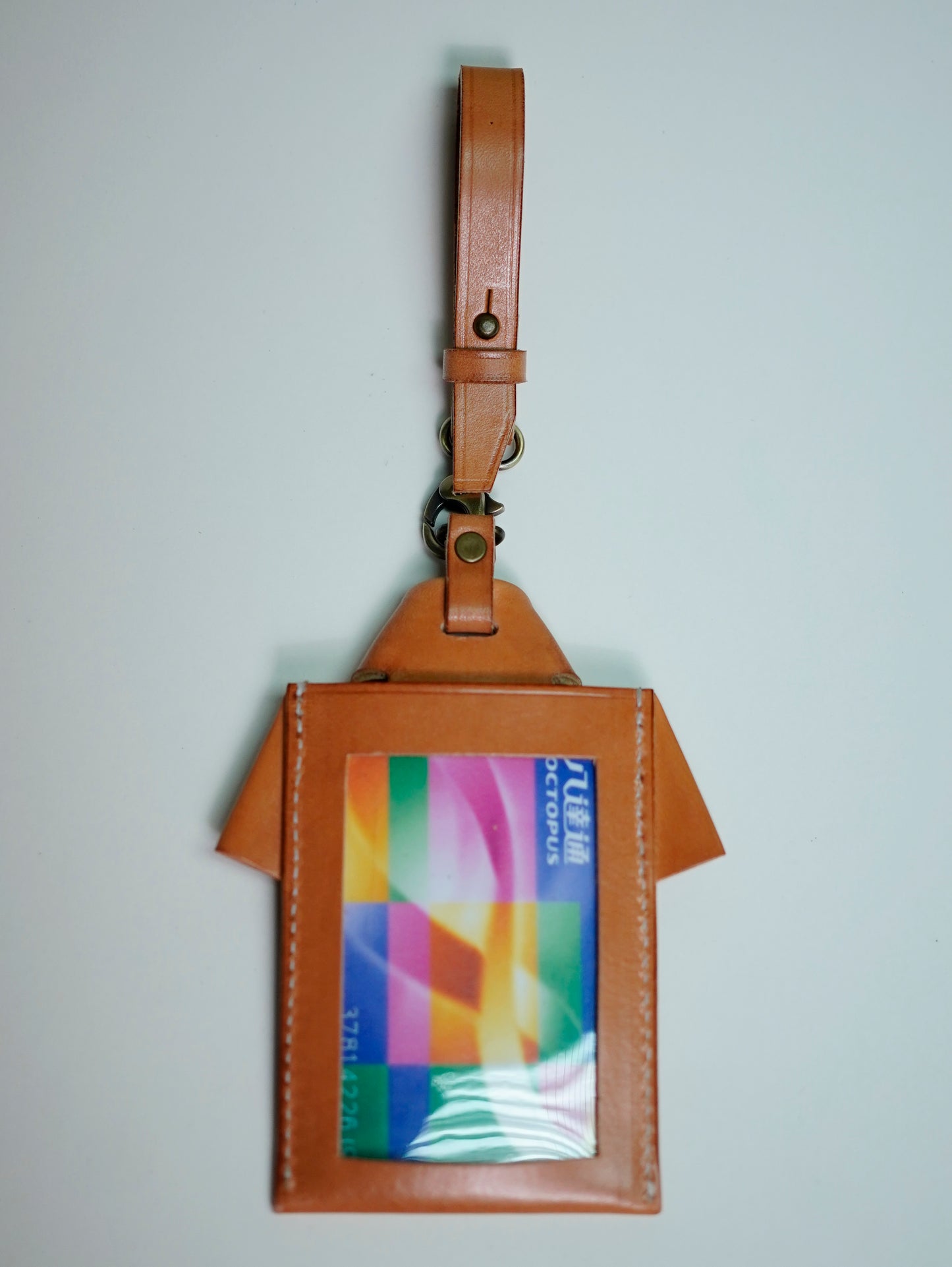 Origami shirt cardholder (Natural)